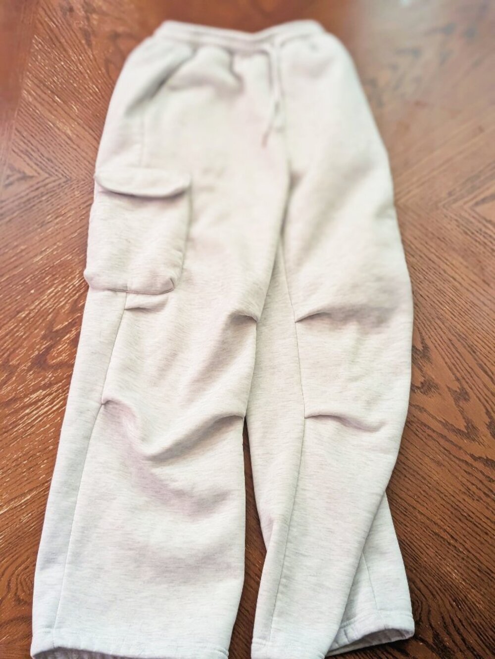 WOMEN'S SHEIN MEDIUM GRAY SWEAT PANTS CARGO POCKET JOGGING PANTS